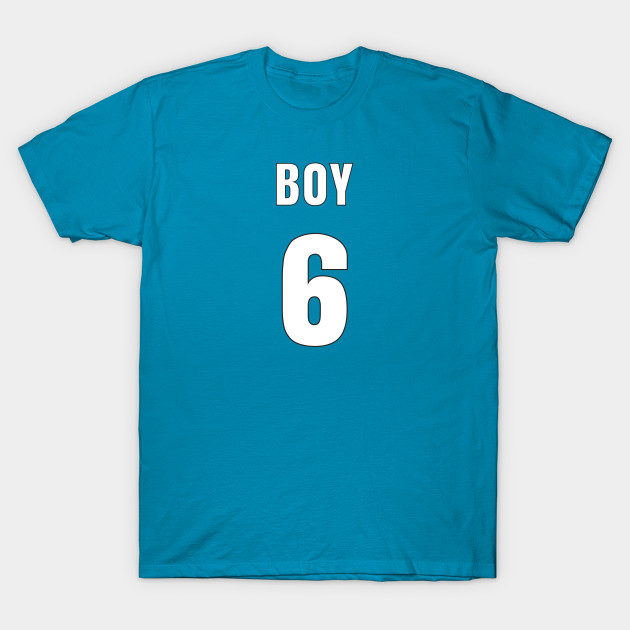 BOY NUMBER 6 FRONT-BACK-PRINT by mn9